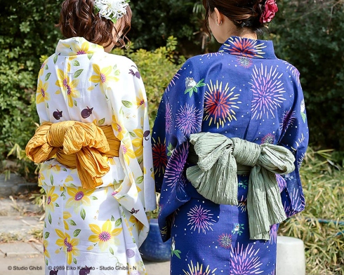 ジブリ公式ブランド「どんぐり共和国」から浴衣が初登場 「花火