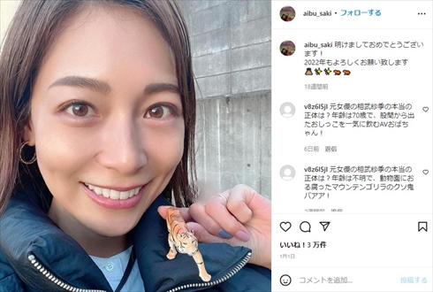2児の母になった相武紗季
