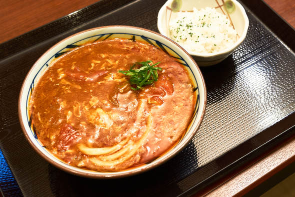 【PR】 丸亀製麺 トマたまカレーうどん 駆け込み／　期間限定 復活 チーズ　カレーライス