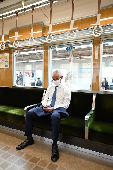 阪急電鉄 電車 ハンキューベリーマッチ エマニュエル 駐日米大使