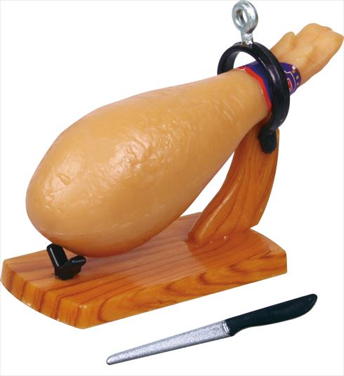 生ハム原木 マスコット ミニチュア 食べかけ カプセルトイ