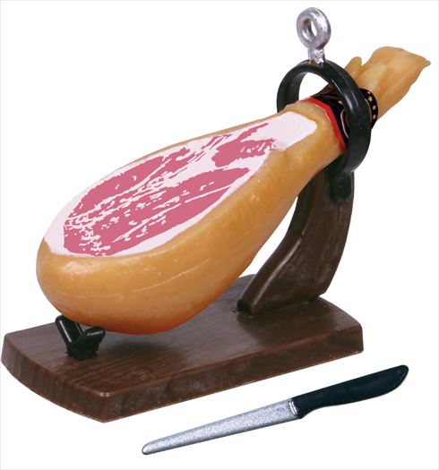 生ハム原木 マスコット ミニチュア 食べかけ カプセルトイ