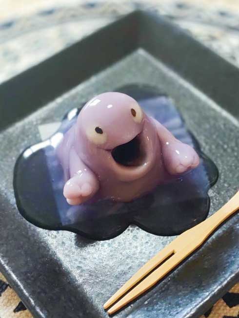 ポケモン ベトベター 和菓子 かわいい 手作り わらび餅 あんこ 世界一マズそう