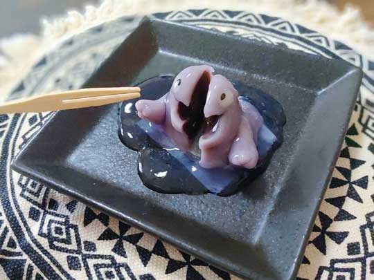 ポケモン ベトベター 和菓子 かわいい 手作り わらび餅 あんこ 世界一マズそう
