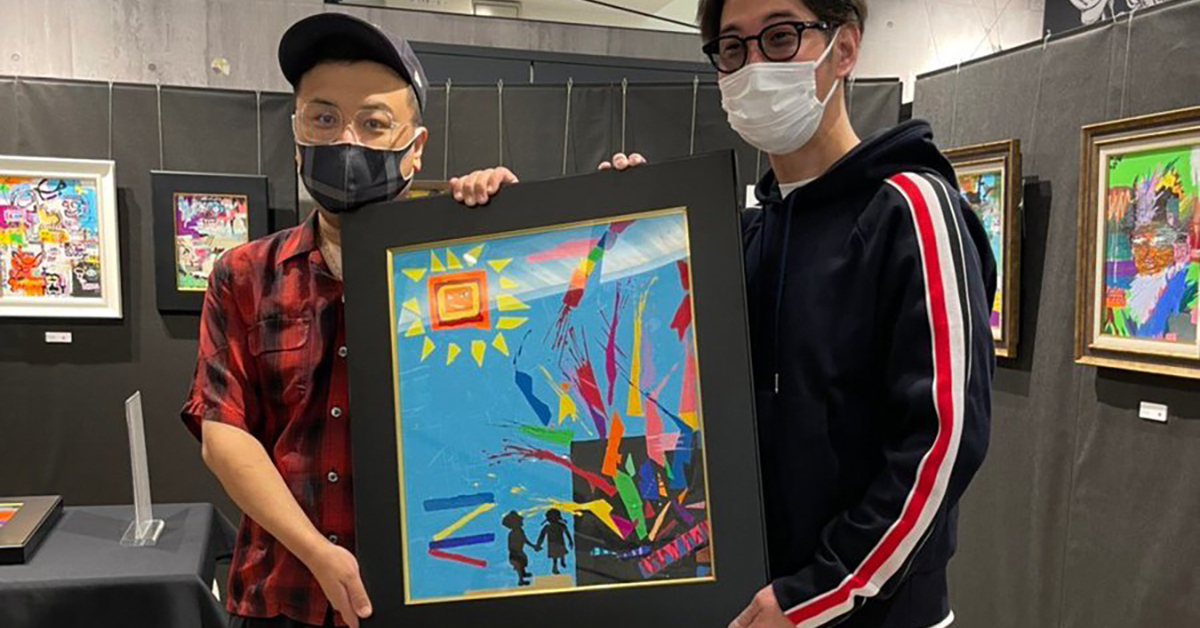 直筆サイン色紙お笑い芸人とろサーモン とろサーモン久保田、20万円の絵を45万円で転売されるも悪い気せ