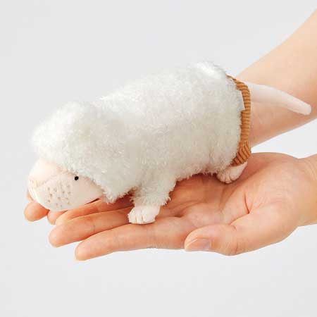 服を着た ハダカデバネズミ 着衣デバネズミ ぬいぐるみ フェリシモ アトア