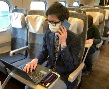新幹線オフィス車両