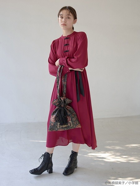 ワンピースのボルドー