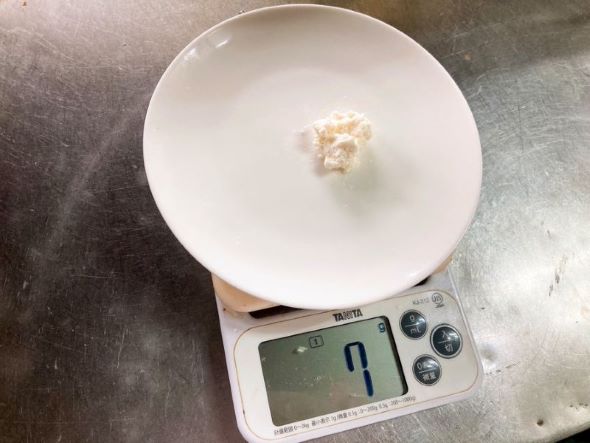 カッテージチーズ作りに失敗