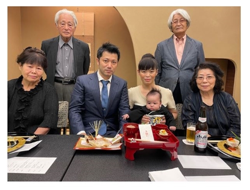 だいたひかるの息子のお食い初め