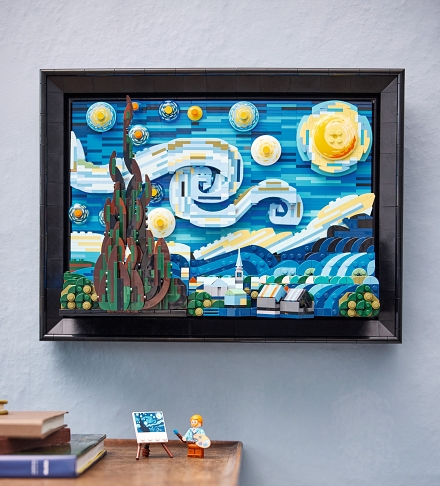 超安い ゴッホの「星月夜」を再現できる大人向けレゴが発売 レゴで名画 絵画