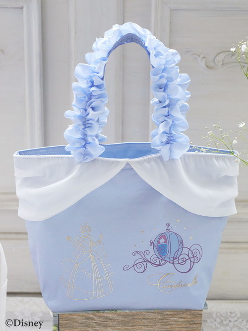 フリルハンドルトートバッグ