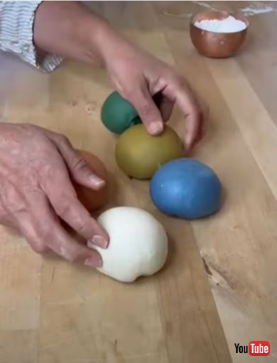 お花畑のパスタが芸術的