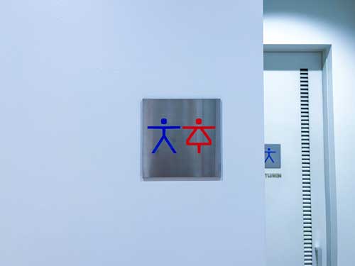 トイレ マーク 男女 ピクトグラム 大卒 見える