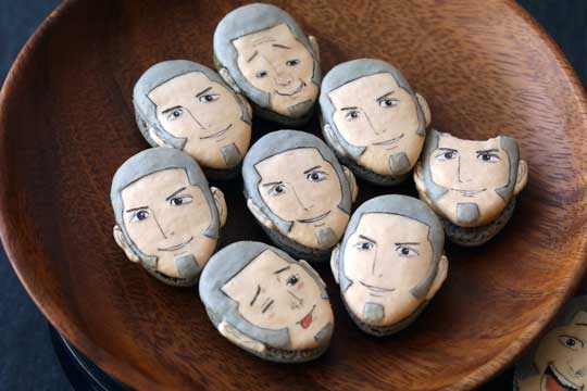 ゴールデンカムイ 白石 由竹 かじりたくなる 頭 マカロン 手作り