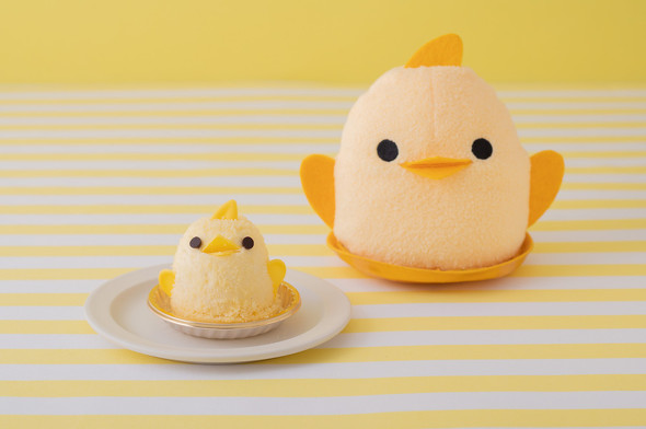 ぴよりん ぬいぐるみポーチとぴよりん