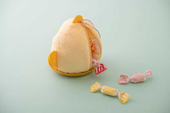 ぴよりん ぬいぐるみポーチ 背面