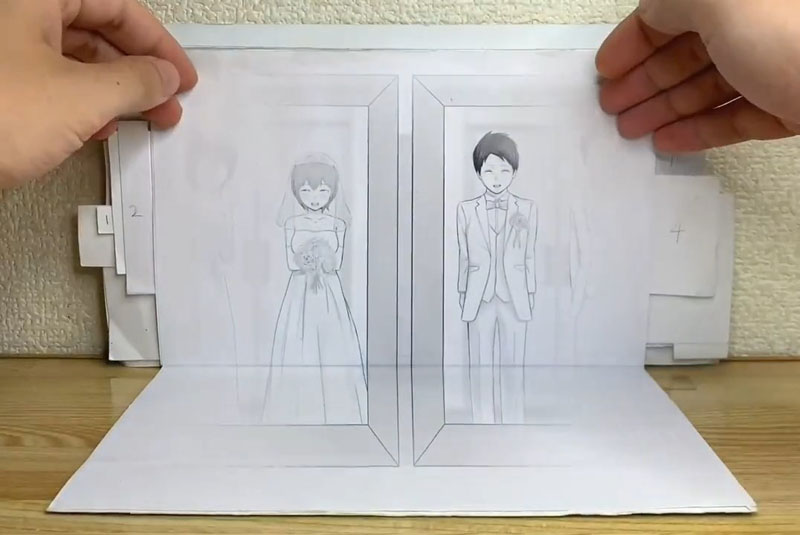 「泣ける」「奥が深い」　仕掛け入りノートで描かれる波瀾万丈の恋物語に称賛の声集まる