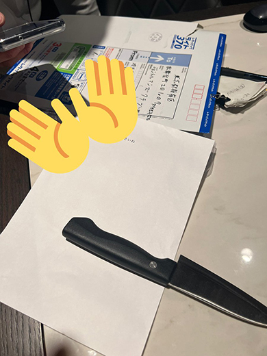 椿さんが公開した写真