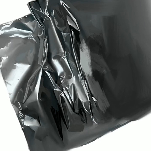 アルミホイルの絵がすごい