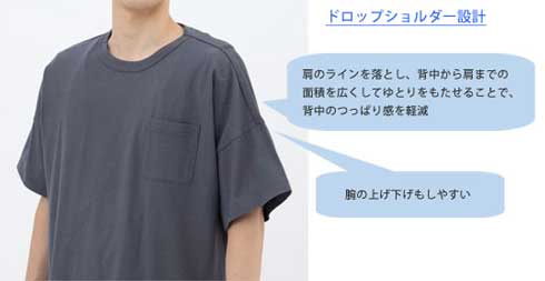 睡眠専用 Tシャツ 寝るT 調温 素材 NASA
