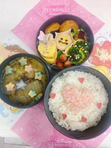 夫のお弁当の画像