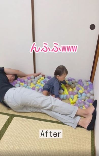 画期的なボールプールをパパが考えた