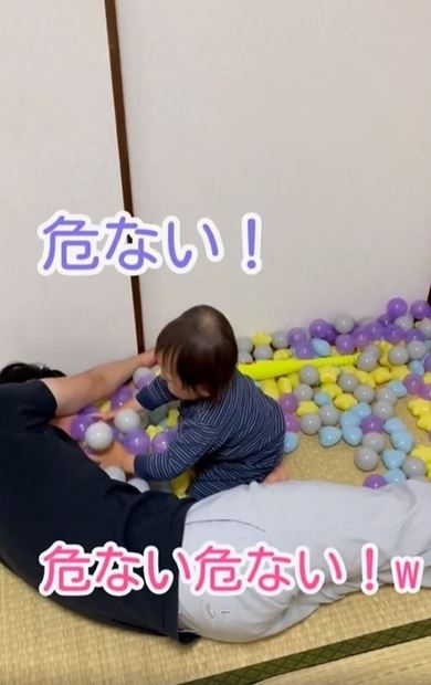 画期的なボールプールをパパが考えた