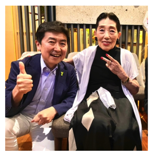 フリーアナウンサー笠井信輔と東海林のり子