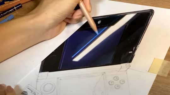色鉛筆画 3DS リアル 絵 トリックアート
