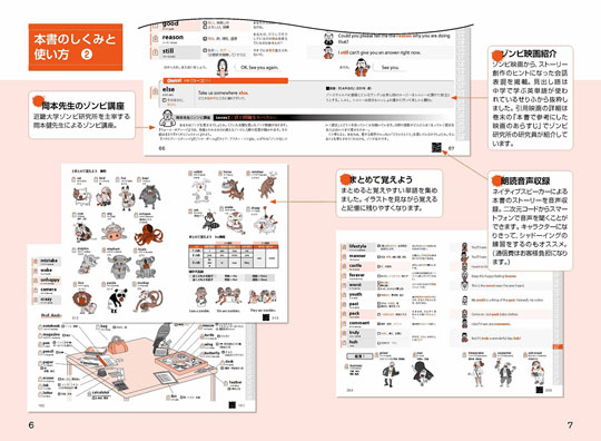 ゾンビ英単語 近畿大学 ゾンビ研究所 書籍 ホラー セリフ 英会話
