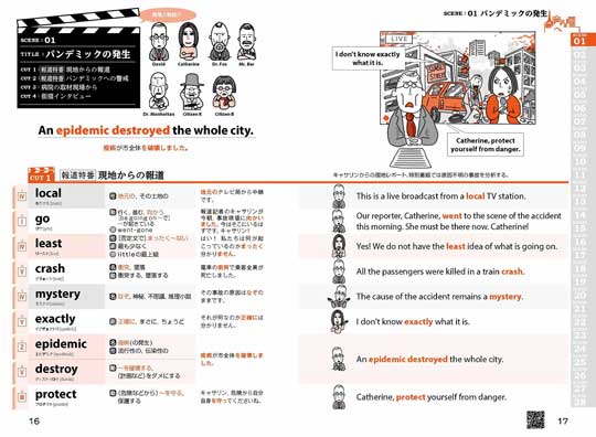 ゾンビ英単語 近畿大学 ゾンビ研究所 書籍 ホラー セリフ 英会話