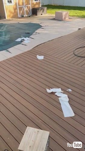 庭に産卵するペーパータオル