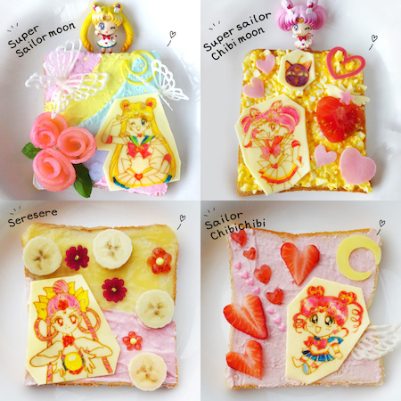 セーラームーン トースト うさぎちゃん