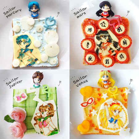 セーラームーン トースト セーラー戦士