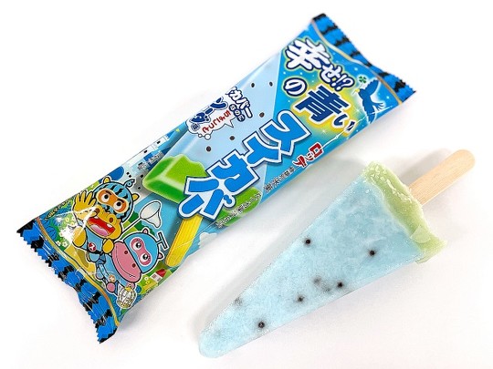 「ロッテ　幸せ！？の　　青いスイカバー」