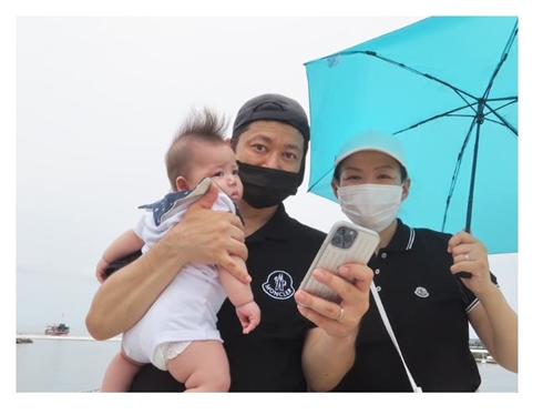 だいたひかると夫と息子