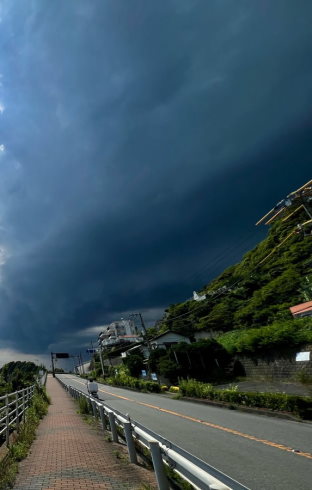 ゲリラ豪雨直前