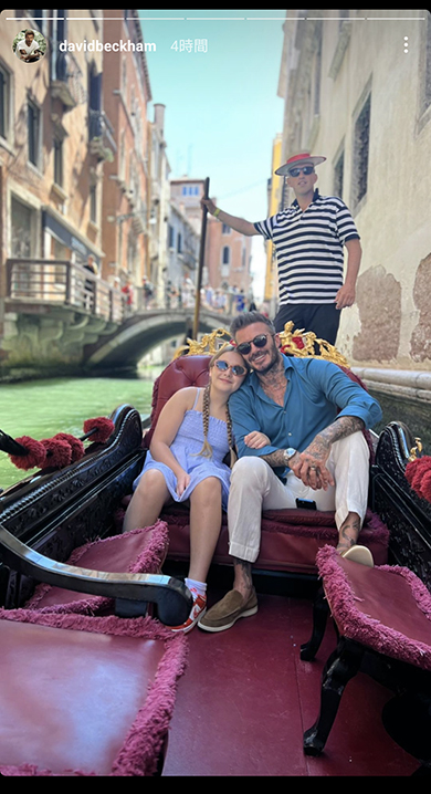 ベッカムと長女