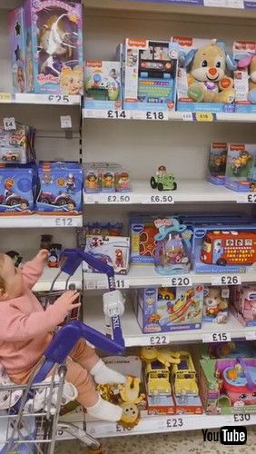 「Baby Shakes with Excitement for New Toy || ViralHog」