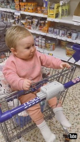 「Baby Shakes with Excitement for New Toy || ViralHog」