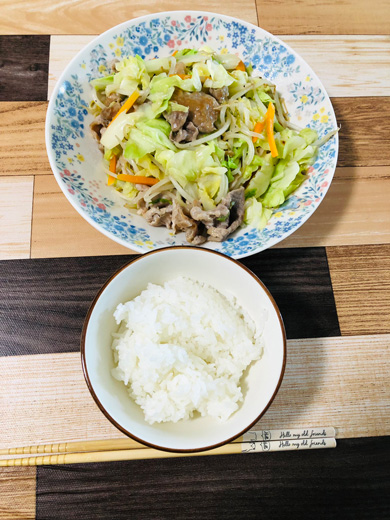 野菜炒めにして解決！