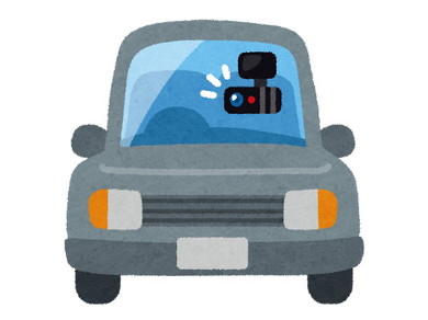 ドライブレコーダーのイラスト