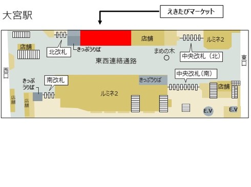 JR大宮駅のえきたびマーケット