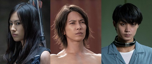 「今際の国のアリス」シーズン2に出演する山下智久と恒松祐里、磯村勇斗