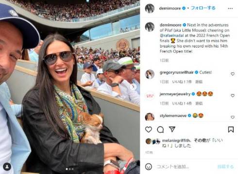 デミ・ムーアが新恋人とデート