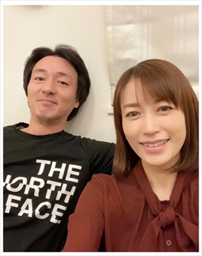 細川直美と葛山信吾の夫婦ショット