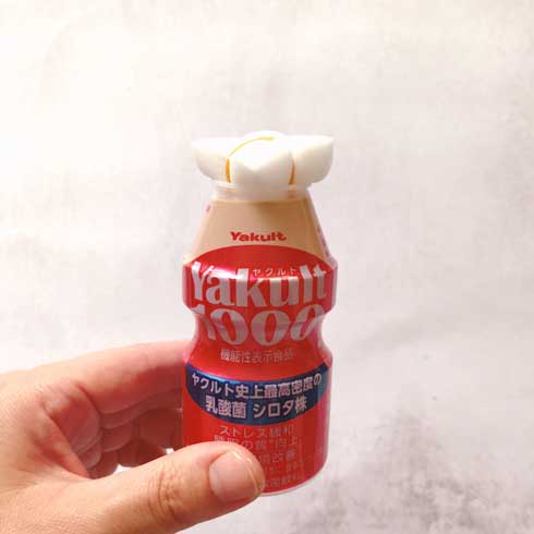 ヤクルト1000 容器 あじさい スタンプ 遊び 工作