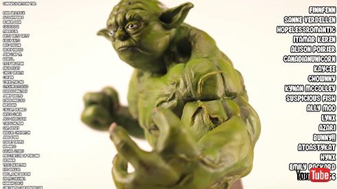 ハルクの体にヨーダの頭を組み合わせると……？　フォースが要らなそうなムキムキヨーダがすごい