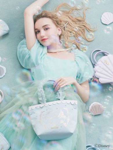 アリエルコレクションフリルハンドルトートバッグ